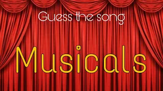 Guess the song: Musicals (movies)