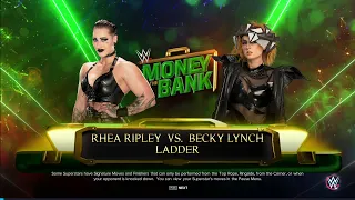 Rhea Ripley vs. Becky Lynch Money in the Bank: A High-Stakes Ladder Match Showdown -