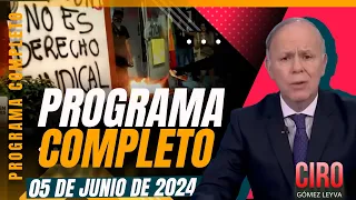 Sheinbaum dijo que se cuenten todas las actas electorales | Ciro | Programa Completo 5/junio/2024