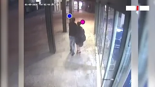 CCTV shows Lorraine Cox being followed by her killer