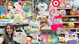 Target VS Walmart😱Squish Hunt CHALLENGE! FUZZY🐄Connor, NEW✨Clips, Charms, & MORE! + HUGE🤩Haul!