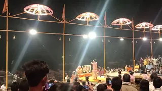 Ganga aarti in Varanasi during lockdown