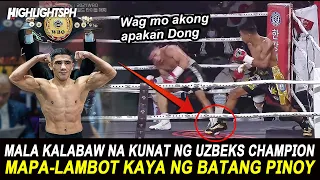 MALA KALABAW NA KUNAT NG UZBEKS CHAMPION, PINALAMBOT NG PINOY NA ALYAS “CAPTAIN BARBEL”