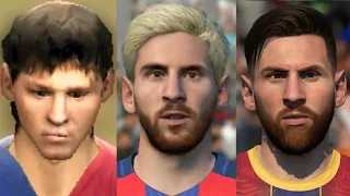 Lionel Messi evolution from FIFA 06 to FIFA 21