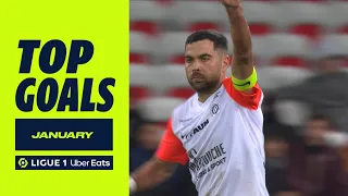 Top goals Ligue 1 Uber Eats - January (season 2022/2023)