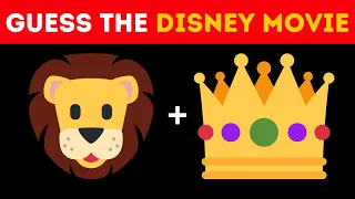 Guess the DISNEY Movie by Emoji 🏰🎬 |🤔 EMOJI QUIZ 🧠(2024)