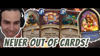 Insane Value Warrior Run with Armagedillo! - Hearthstone Arena