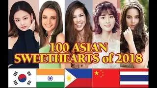 100 ASIAN SWEETHEARTS of 2018