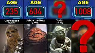 Star Wars Comparison: Characters from Youngest to Oldest