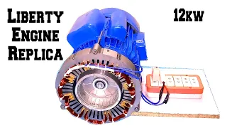 12KW Free Energy Generator Unveiling the Power of the Past: Replica Liberty Engine New Experiment