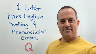 1 Letter Fixes English Spelling And Pronunciation Mistakes