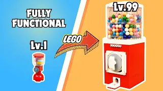 I Made a Fully Functional LEGO GUMBALL MACHINE!