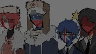 Countryhumans animation meme||when USA..|| ft. Rus, Can, China, UK, USA