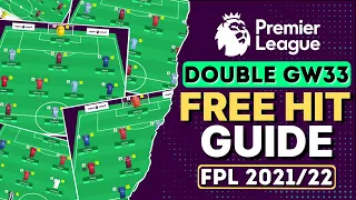 FPL DOUBLE GAMEWEEK 33 FREE HIT GUIDE | FANTASY PREMIER LEAGUE 20/21