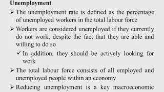 Macroeconomic Environment - Macroeconomic Objectives