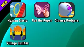 Human Circle, Cut the Paper - Relaxing Game, Clumsy Dodgers, Village Builder | New Games Daily