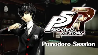 Persona 5 Royal - POMODORO 25/5 | ASMR & Music - Study in Leblanc on a Rainy Day!