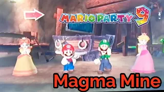Mario Party 9 - Magma Mine: Daisy Vs Mario Vs Luigi Vs Peach