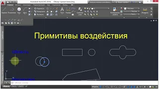 Уроки autocad для студентов Меркулов 2d  3 1 Tipyi primitivov