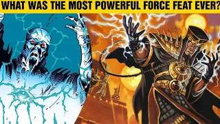 What was the MOST POWERFUL Force Feat Ever in Star Wars? #Shorts