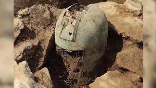 2,500-year-old Illyrian helmet found in burial mound likely caused 'awe in the enemy'