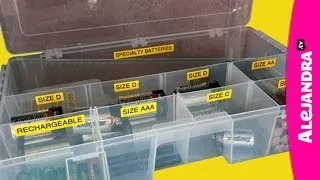 How to Organize Batteries (Part 9 of 9 Home Office Organization Series)