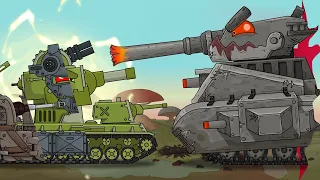 Lost story. Kv-6 vs Leviathan. Cartoons about tanks