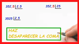 DIVISION CON DECIMALES EN EL DIVIDENDO Y EN EL DIVISOR