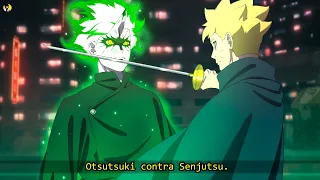 El Arte Sabio de las SERPIENTES contra OTSUTSUKI | Boruto: Two Blue Vortex