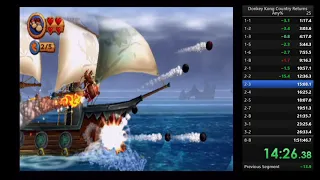 Donkey Kong Country Returns Speedrun (Any%) in 1:44:58