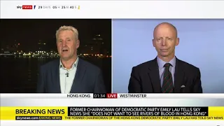 Hong Kong Protests: Matthew Henderson talks to Sky News