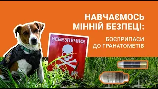 Навчаємось мінній безпеці: боєприпаси до гранатометів