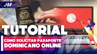 TUTORIAL 🚨 Como SOLICITAR Pasaporte DOMINICANO Online  | La Forma Mas Rápida 2022