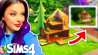 I Recreated This Weird Dollhouse in The Sims 4 as a Real Home 🎀 SIMS 4 BUILD CHALLENGE
