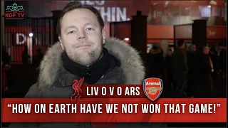 LIVERPOOL 0-0 ARSENAL | 'HOW ON EARTH HAVE WE NOT WON THAT GAME!' | INSTANT MATCH REACTION | AGT