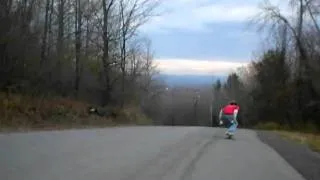 Longboarding Crash 45 mph