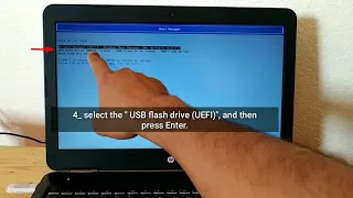 Easy Way to Boot From USB on HP Laptop to install Windows 10, 11