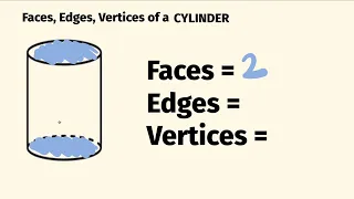 How Many Faces, Edges And Vertices Does A Cylinder Have?