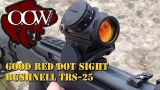 Good $100 RedDot Sight  | Bushnell TRS-25 - OOW Outdoors