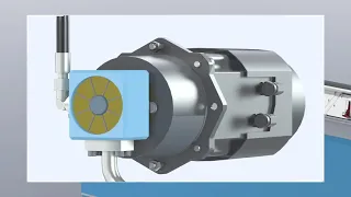 Hybrid electro-hydraulic servo CNC bending machine, new design, pump control cnc press brake