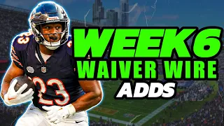 10 MUST ADD Waiver Wire Pickups for Week 6! | 2023 Fantasy Football