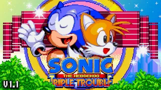 Sonic Triple Trouble 16-Bit (V1.1): Story Mode Full Playthrough