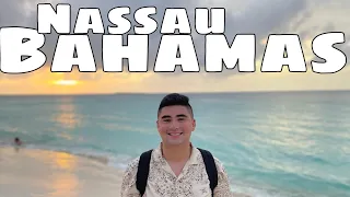 TRAVELING TO THE BAHAMAS | Cabbage Beach | Exploring Atlantis Hotel | Vacation Vlog #3