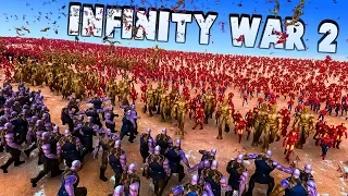 Infinity War 2 - 300 Thanos' From All Universes vs 10000 Avengers - Ultimate Epic Battle Simulator