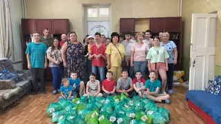 Помощь семьям инвалидов от единого штаба помощи Донбассу.Слова благодарности от жителей ДНР