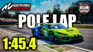 ACC FERRARI 296 MONZA POLE LAP | SRO ESPORTS SPRINT | 1:45.442