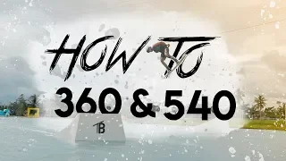 HOW TO DO A 360 & 540! Trick Tutorial Tuesdays | The Peacock Brothers