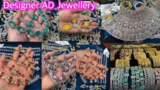 Latest Designer Bridal AD Jewellery Collection 2024 | Premium Quality American Diamond Jewellery