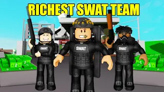 I Joined The RICHEST SWAT Team In BROOKHAVEN RP! (Roblox)