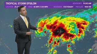 Tropics Update: Tropical Storm Epsilon forms in the Atlantic